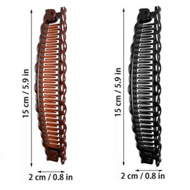 Banana Clip Clincher Combs Banana Clips Hair for Thick Long Hair Ponytail Hair Holder for Women Girls Hair Accessories