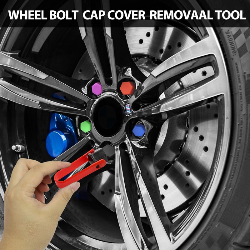 Wheel Bolt Caps Puller Pack of 6 - Wheel Bolt