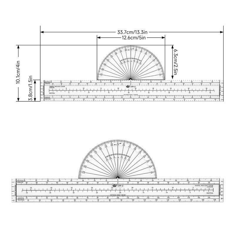 CYA Fixed Plotter Aviation for Flight Pilots, Plotting Tools, Navigate