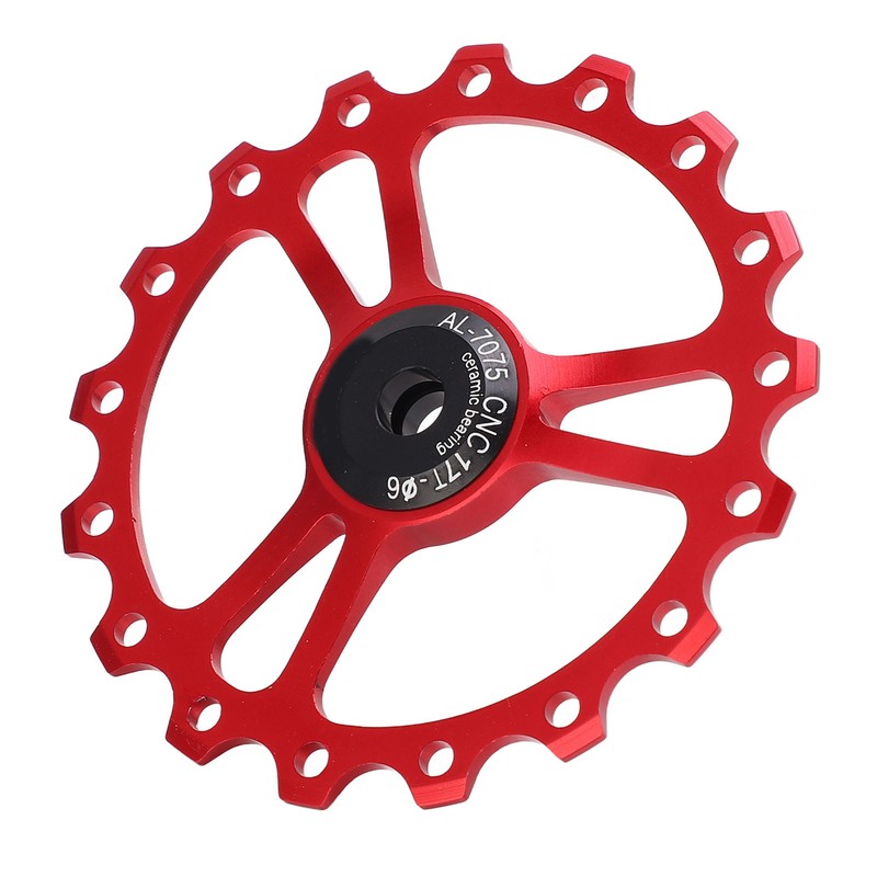 MEIJUN 17T Ceramic Rear Derailleur Guide Wheel Aluminum Alloy Rear