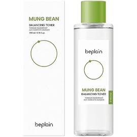 beplain Mung Bean Balancing Toner 6.76 fl oz | Daily Pore Refining Toner | PHA Helps exfoliate and Reduce Excess sebum | Good for Oily and Sensitive Skin | Beplain