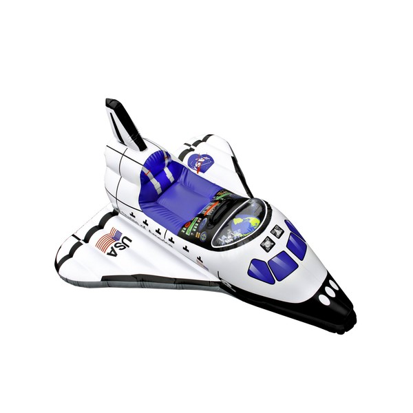 Aeromax Junior Space Explorer Inflatable Space Shuttle White, 3 And Up