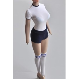 ACEC UNION 1/6 Scale T-Shirt Shorts Socks Set for 12" PHICEN Hot Toys TBLeague Female Action Figure Doll