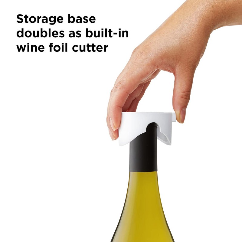 Rabbit Compact Electric Wine Opener - Electric Corkscrew with Built-In