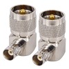 BOOBRIE RF Coaxial Connector UHF PL259 Male to BNC Female