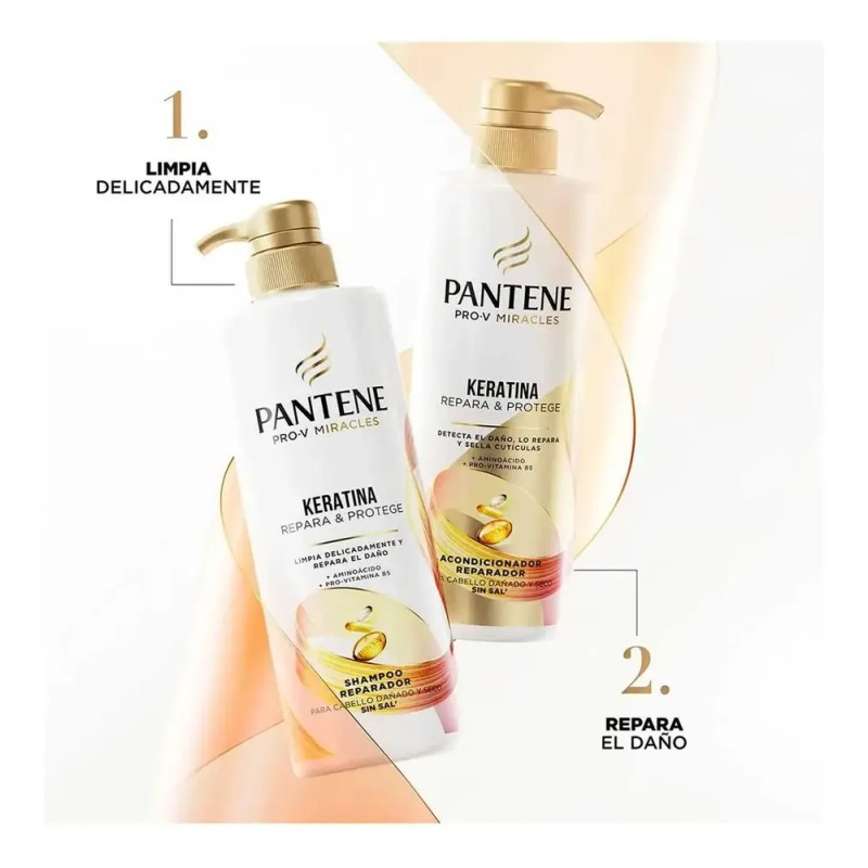 Shampoo Pantene Pro-v Keratina Repara & Protege 510 Ml