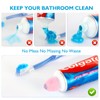 Self-Closing Toothpaste Caps,5 Pcs Toothpaste Squeezers Cap Keeps Toothpaste No