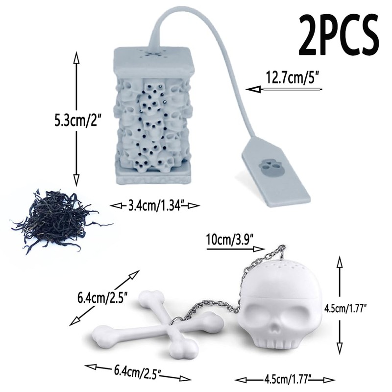 2pcs tea infuser, cute silicone tea infuser, loose tea leaf