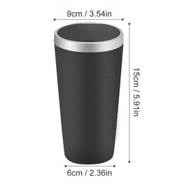 Westspark Car Rubbish Bin, Car Trash Can With Lid Mini Portable Garbage For Car/SUV/Truck//Home Black
