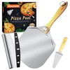 Sharmila Pizza Peel 12 Inch, Aluminum Pizza Paddle with Foldable