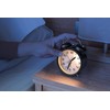 CSL - Analogue Alarm Clock without Ticking with Light -