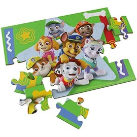 Spin Master Patrulla Canina, Rompecabezas de 24 Piezas de Madera de Chase, Skye, Marshall, Everest, Zuma, Rocky y Rubble