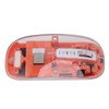 Transparent Computer Mouse 2.4G BT1 BT2 Tri Mode USB Rechargeable