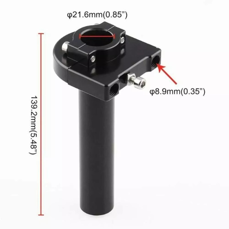 WS Acelerador Rapido Para 1/4 De Mila Para Moto, Giro