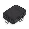 TROIKA Cable Bag with 2 Zip Compartments Black Connected -