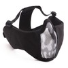 J-HARK Airsoft Mask Face Guard with Ear Protection Mesh Metal