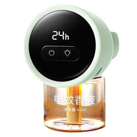 Plug in Fly Repellent ABS Odourless Intelligent Timing Plug in Type Electric Fly Killer for Fly Green