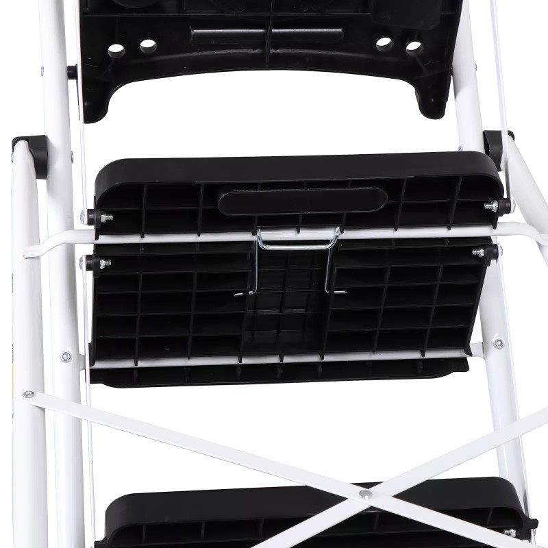 SEGAWE 5 Step Ladder with Tool Tray Folding Step Stool