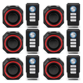 NineLeaf Bike Alarm Anti Theft,Bike Tail Light Rechargeable,Bike Tail Light,IP65 Waterproof,113db Super Loud,USB Charging, Suitable for Bicycles, Motorcycles, Electric Bikes, Electric Scooters,6PK