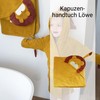 kikadu Kapuzenhandtuch Löwe - Kinderhandtuch mit Kapuze aus 100% GOTS-zertifizierter