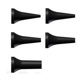 Riester 14061-534 Disposable Ear Funnel for E-scope + Ri-scope Otoscope L1/L2, Diameter 4 mm, Black (Pack of 100)