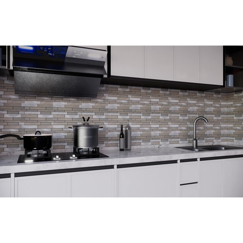Weimeisc 10 Sheets Peel and Stick Backsplash Tile for Kitchen,