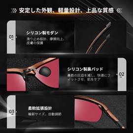 [Laza-Vally] Sports Sunglasses, Polarized Sunglasses, UV400 Protection for Driving, Biking, Fishing, Baseball, Skiing, Running, Golf, Fishing