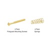 PATIKIL Bass Guitar Pickguard Mounting Screws with Spring M2.5x26mm Bass