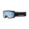 ALPINA Scarabeo JR. Q-Lite Mirrored, Contrast-Enhancing OTG Ski Goggles with