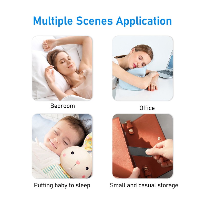 Bluetooth Pillow Speaker Bone Conduction Rechargeable Wireless White Noise Pillow