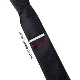 HONEY BEAR Mens Initial Alphabet Letter Tie Clip Bar for Skinny Narrow Size Tie Stainless Steel for Business Wedding Gift 4cm Brushed Silver A - Z (C 4cm)