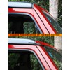 Savadicar Upgraded Version Rain Gutter Extensions, Roof Hardtop ABS Rain