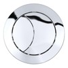 SPARES2GO Universal Toilet Cistern Double Flush Push Button Set for
