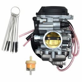 Carbpro 5FG-14901-00-00 Carburetor Carb Assembly For 1999-2004 Yamaha TTR225 TTR-225 With Carbon Dirt Jet Cleaner Tool Kit & Fuel Filter