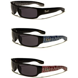 Locs Hardcore Bandanna (3 Pack 1 GM 1 Red 1 Blue)