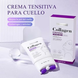 2pcs Crema Reafirmante Cuello Masaje Rodillos Tighten And Lift With Double Roller Massage Firm Sagging Skin Reduce Wrinkles Chin