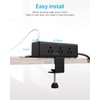 CCCEI Desk Clamp Power Strip with 9 Outlets, Desktop Edge