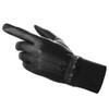 AFE Ladies Horse Riding Gloves Synthetic Leather Equestrian Black Stretch