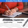 8 Erasable Pens Black Eraser Pen, Rub Out Pens with
