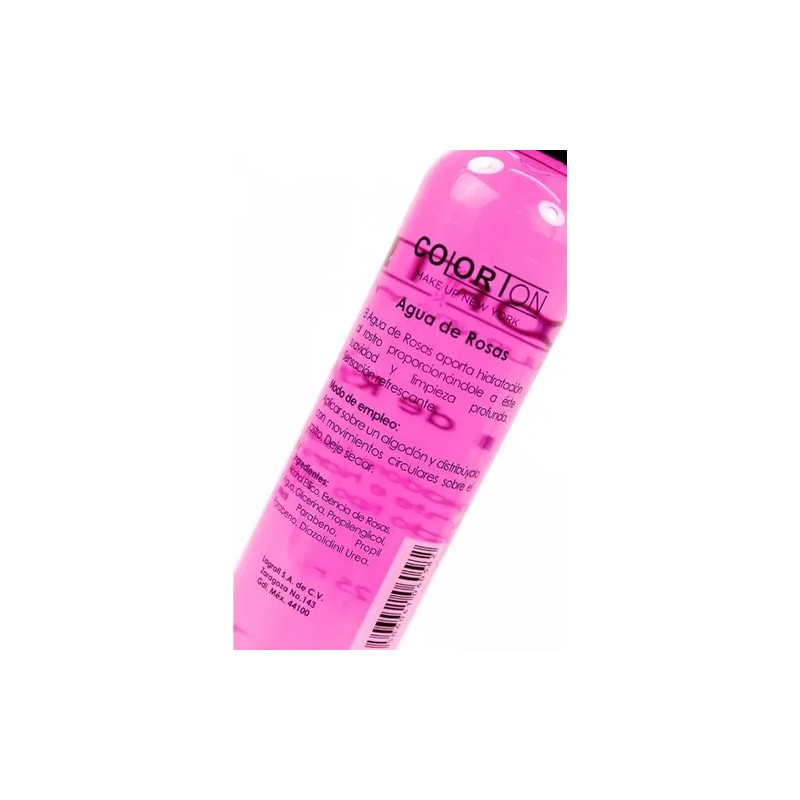 Agua De Rosas Facial Hidrantante Fijador Colorton Original