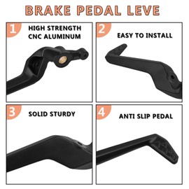 WORLDMOTOP Motorcycle Brake Pedal Foot Lever Replacement for Ducati Monster 937 950 Plus 2021-2024 Brake Lever Pedal