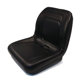 The ROP Shop | Black High Back Seat for Ariens Zoom 2048, 2348, 2350, 2352, 2552 & Zoom-XL 42
