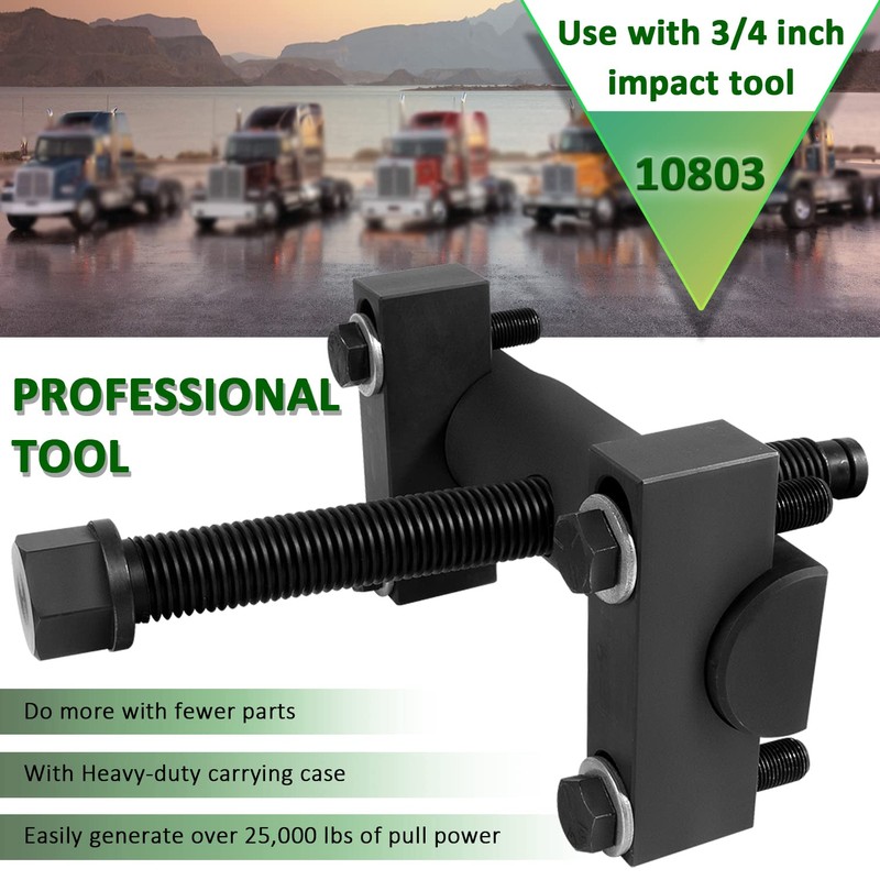 Bonbo 10803 Heavy-Duty Yoke Puller Kit Semi Truck Yoke Remover