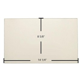 Total Hearth Pacific Energy Vista C Glass - Wood Stove Glass Replacement, Ceramic, 14 1/4" x 8 5/8", Transparent Amber Tint