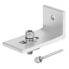 10 Pcs Solar Panel Mounting L Bracket,Thick 5.3mm Aluminum Alloy