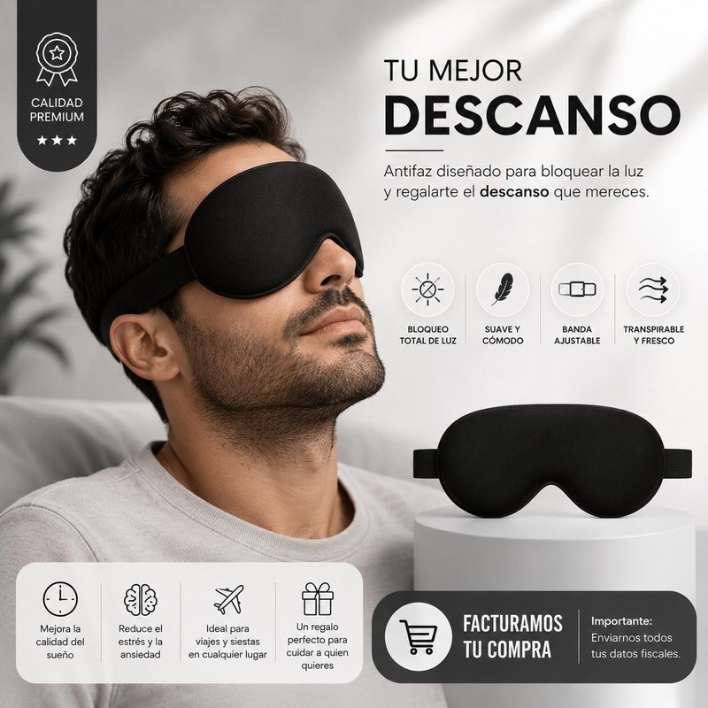 Antifaz de Semillas Máscara Térmica para Ojos con Calor Húmedo