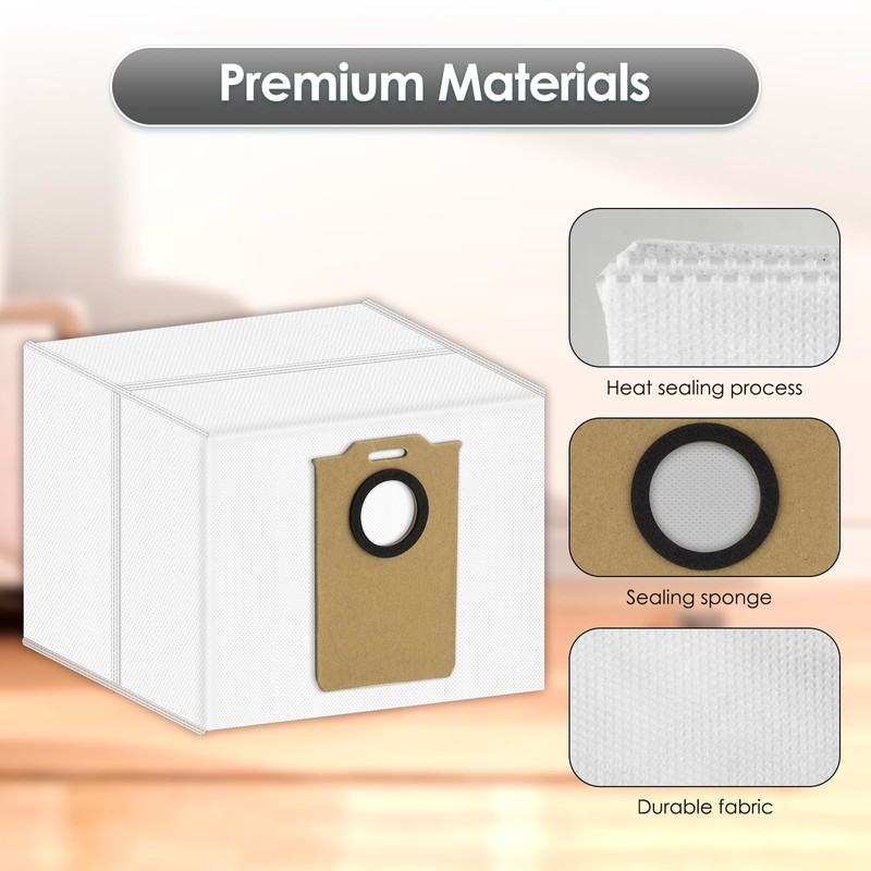 (10 Pack) MS1 MAX Replacement Dust Bags Compatible with MONSGA
