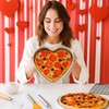 Nuogo 3 Pieces Heart Shaped Cake Pans 8 Inch Heart