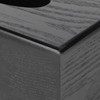 Black Wooden Tissue Box Napkin Case Elegant Style Tissue Holder