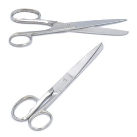 AAProTools Fabric Scissors, Heavy Duty All Metal Stainless Steel Craft Scissors, Multi-Purpose Professional Sharp Shears for Tailor Dressmaker Craft Cutting Cloth Leather Canvas Denim Paper, 7.24 Inch